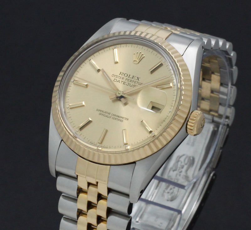 Rolex Datejust 16013 - 1987 - Rolex horloge - Rolex kopen - Rolex heren horloge - Trophies Watches