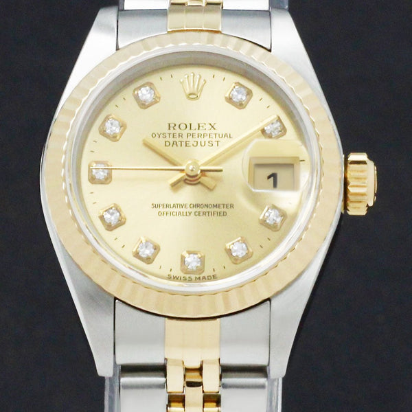 Rolex Lady-Datejust 79173G - 2000 - Rolex horloge - Rolex kopen - Rolex dames horloge - Trophies Watches