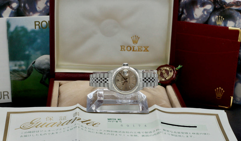 Rolex Oyster Perpetual Lady Datejust 69174 - 1993 - Rolex horloge - Rolex kopen - Rolex dames horloge - Trophies Watches