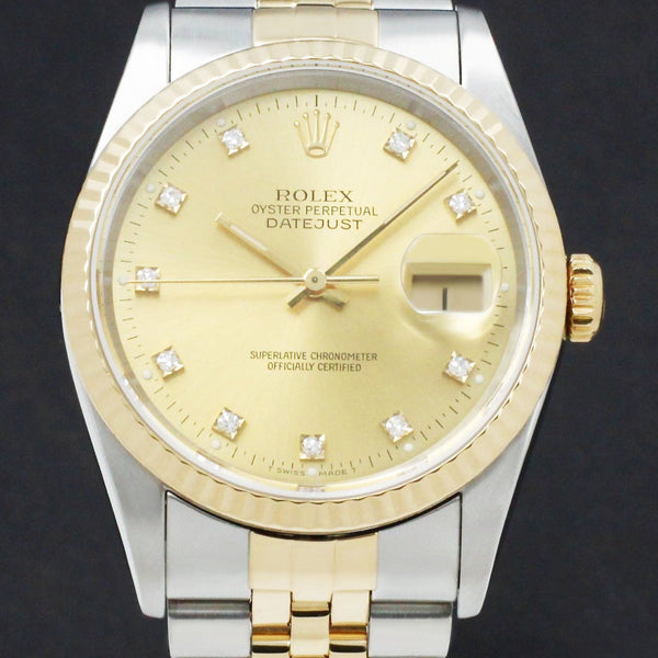 Rolex Datejust 16233G - 1991 - Rolex horloge - Rolex kopen - Rolex heren horloge - Trophies Watches