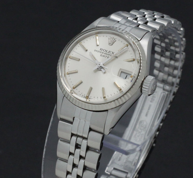 Rolex Oyster Perpetual Lady Date 6517 - 1963 - Rolex horloge - Rolex kopen - Rolex dames horloge - Trophies Watches