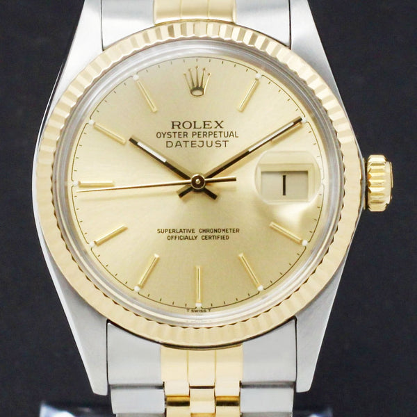 Rolex Datejust 16013 - 1987 - Rolex horloge - Rolex kopen - Rolex heren horloge - Trophies Watches