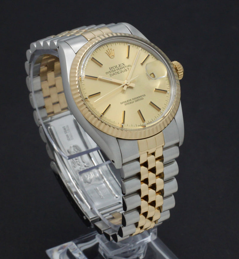 Rolex Datejust 16013 - 1987 - Rolex horloge - Rolex kopen - Rolex heren horloge - Trophies Watches