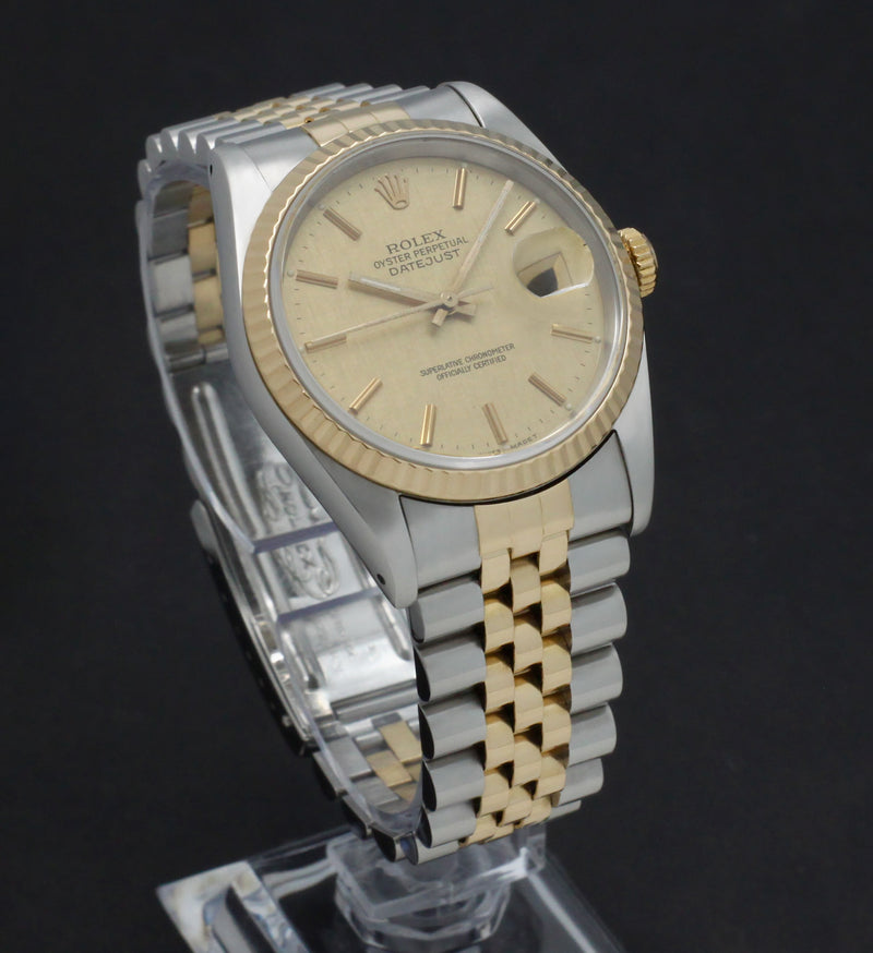 Rolex Datejust 16233 - 1989 - Rolex horloge - Rolex kopen - Rolex heren horloge - Trophies Watches