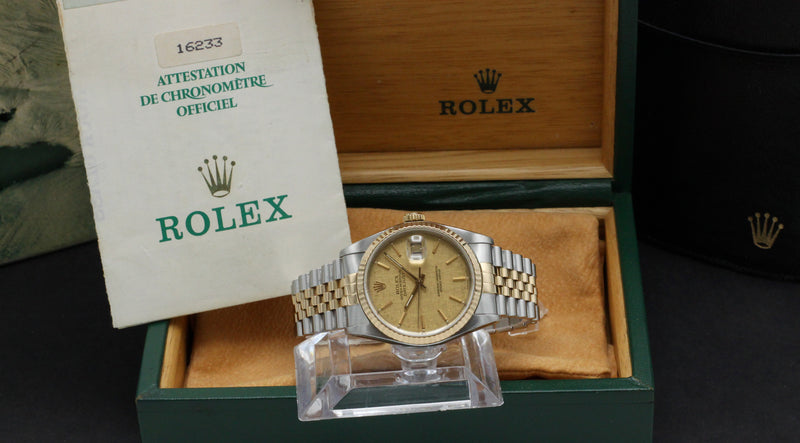 Rolex Datejust 16233 - 1989 - Rolex horloge - Rolex kopen - Rolex heren horloge - Trophies Watches