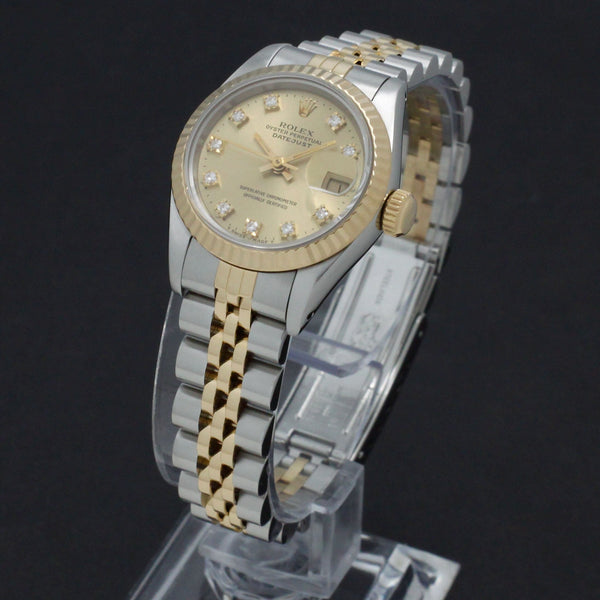 Rolex Lady-Datejust 69173G - 1990 - Rolex horloge - Rolex kopen - Rolex dames horloge - Trophies Watches