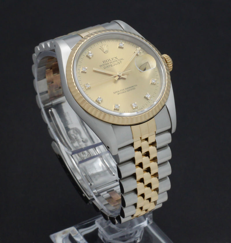 Rolex Datejust 16233G - 1991 - Rolex horloge - Rolex kopen - Rolex heren horloge - Trophies Watches