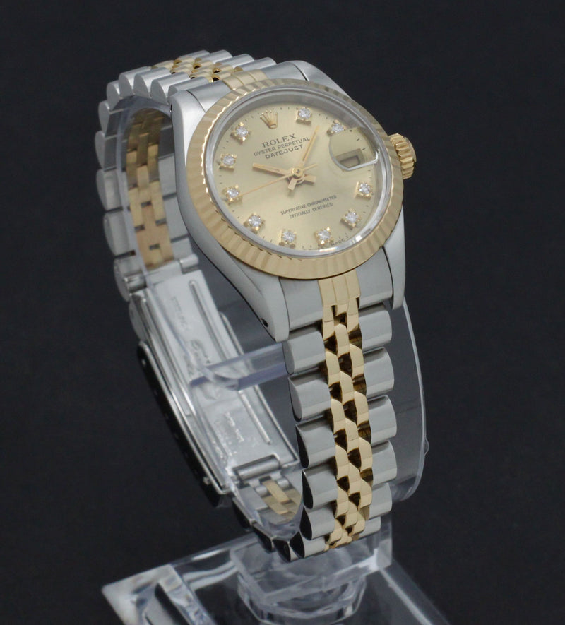 Rolex Lady-Datejust 69173G - 1990 - Rolex horloge - Rolex kopen - Rolex dames horloge - Trophies Watches