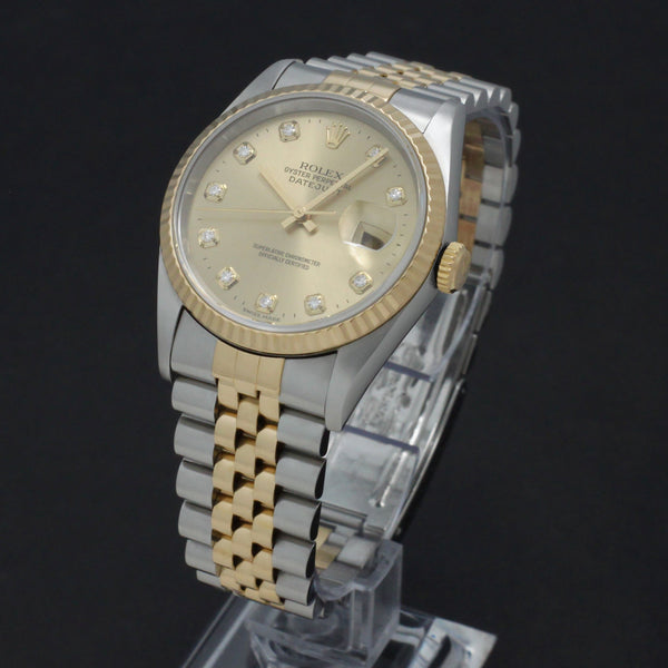 Rolex Datejust 16233G - 1997 - Rolex horloge - Rolex kopen - Rolex heren horloge - Trophies Watches