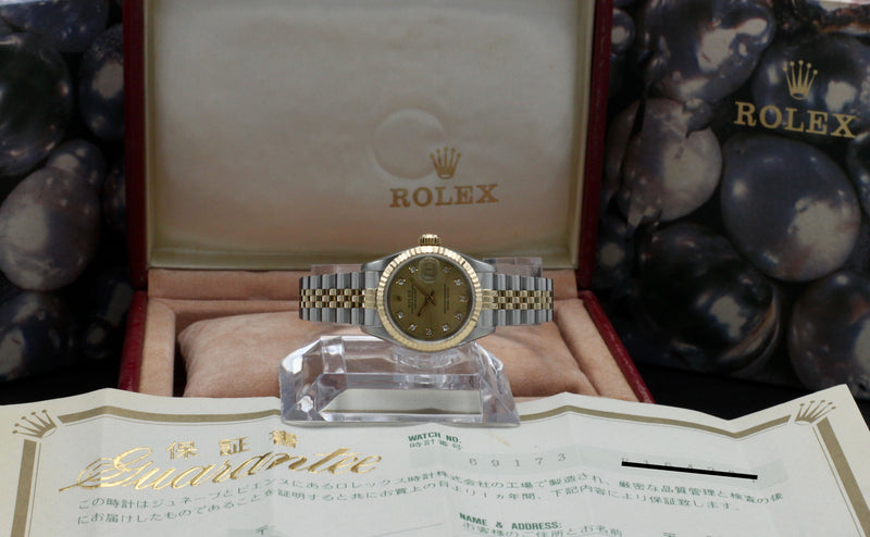 Rolex Lady-Datejust 69173G - 1990 - Rolex horloge - Rolex kopen - Rolex dames horloge - Trophies Watches