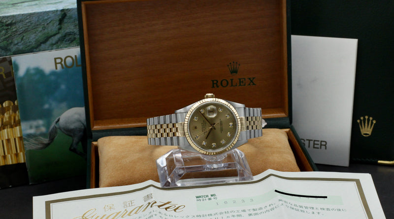 Rolex Datejust 16233G - 1997 - Rolex horloge - Rolex kopen - Rolex heren horloge - Trophies Watches