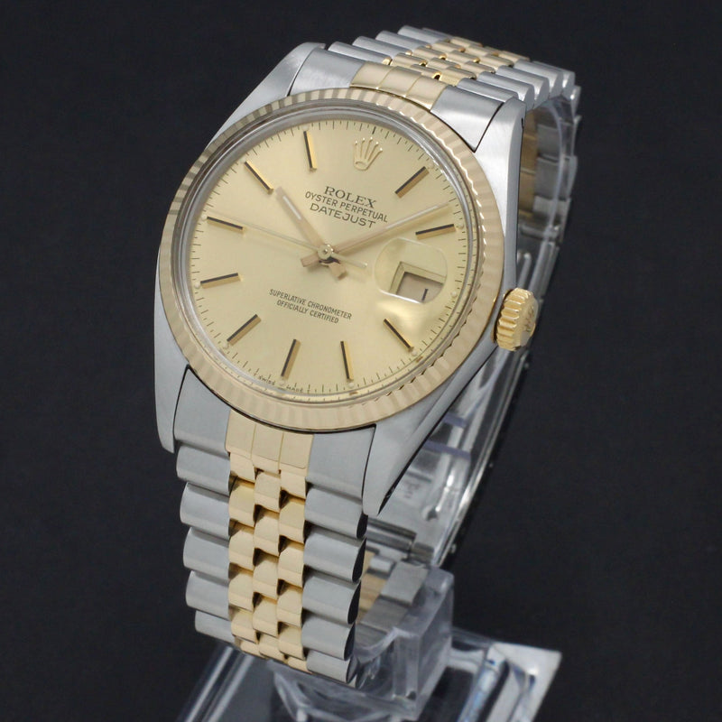 Rolex Datejust 16013 - 1986 - Rolex horloge - Rolex kopen - Rolex heren horloge - Trophies Watches