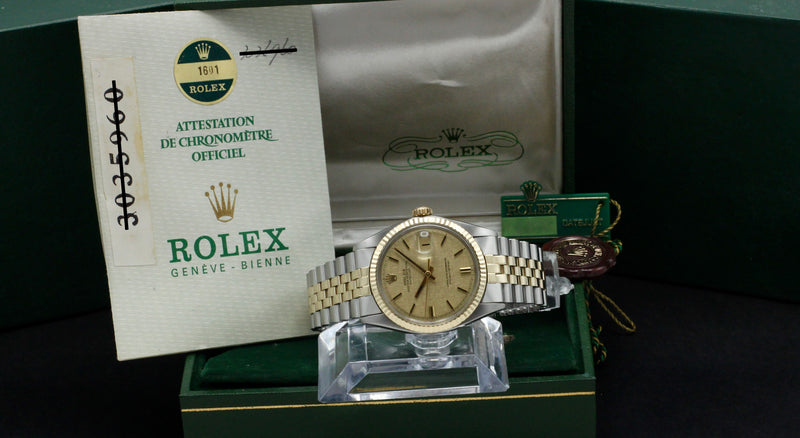 Rolex Datejust 1601 - 1972 - goud/staal - two/tone - Rolex horloge - Rolex kopen - Rolex heren horloge - Trophies Watches