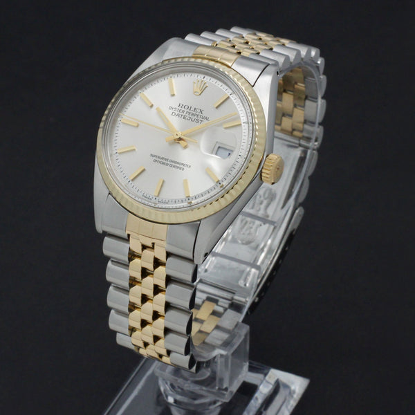 Rolex Datejust 1601 - 1973 - goud/staal - two/tone - Rolex horloge - Rolex kopen - Rolex heren horloge - Trophies Watches