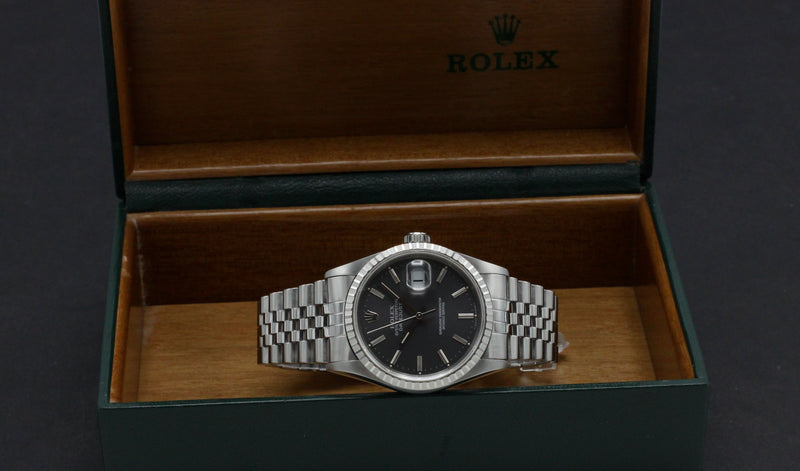 Rolex Datejust 16220 - 1995 - Rolex horloge - Rolex kopen - Rolex heren horloge - Trophies Watches