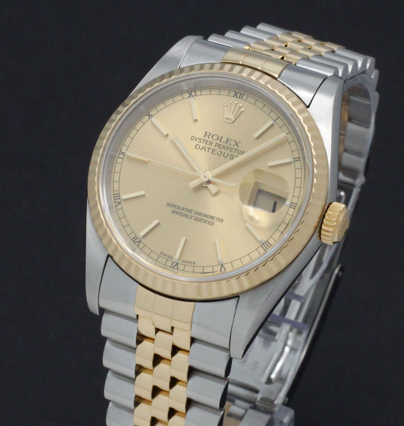 Rolex Datejust 16233 - 2002 - Rolex horloge - Rolex kopen - Rolex heren horloge - Trophies Watches