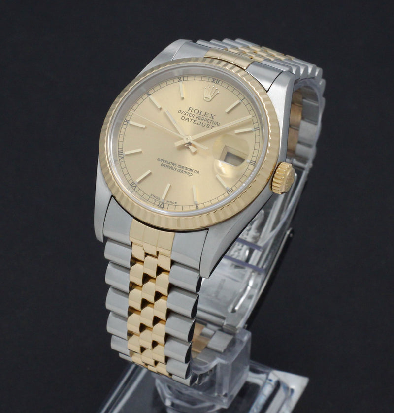 Rolex Datejust 16233 - 2002 - Rolex horloge - Rolex kopen - Rolex heren horloge - Trophies Watches