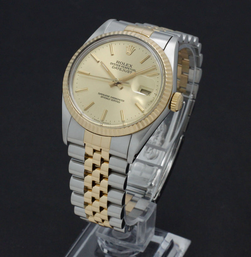 Rolex Datejust 16013 - 1985 - Rolex horloge - Rolex kopen - Rolex heren horloge - Trophies Watches