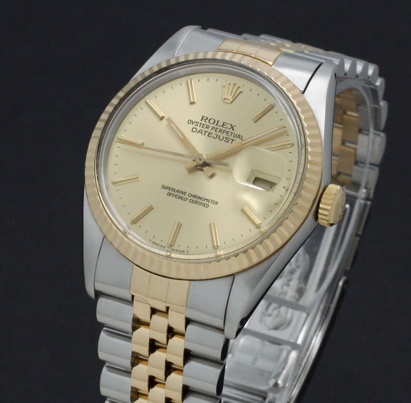 Rolex Datejust 16013 - 1985 - Rolex horloge - Rolex kopen - Rolex heren horloge - Trophies Watches