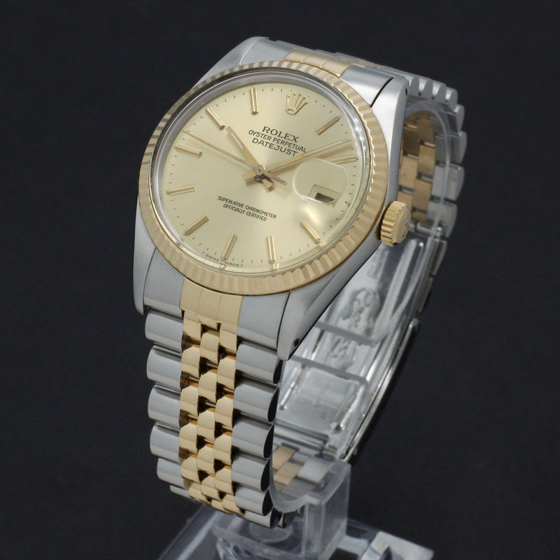 Rolex Datejust 16013 - 1985 - Rolex horloge - Rolex kopen - Rolex heren horloge - Trophies Watches