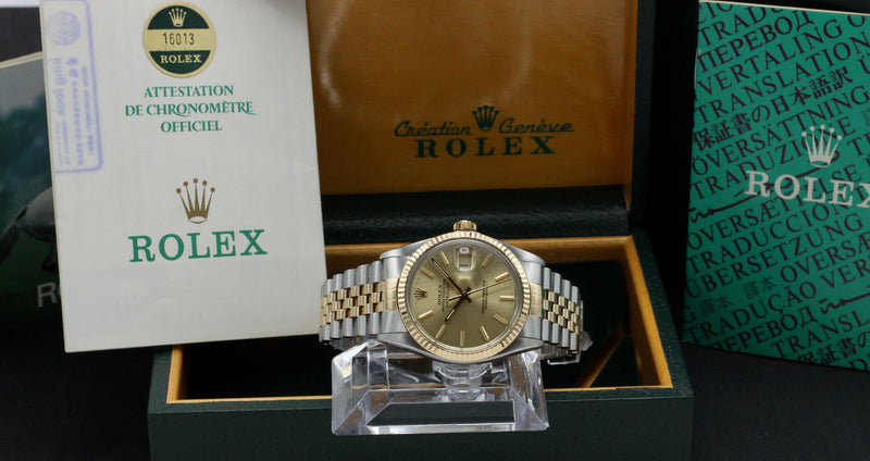 Rolex Datejust 16013 - 1985 - Rolex horloge - Rolex kopen - Rolex heren horloge - Trophies Watches