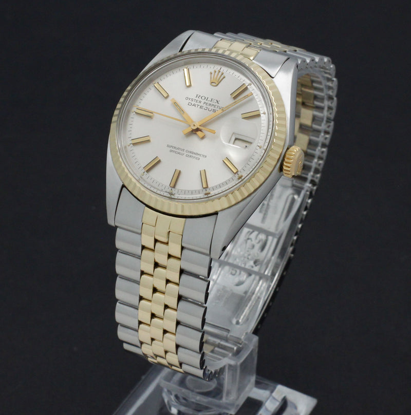 Rolex Datejust 1601 - 1972 - goud/staal - two/tone - Rolex horloge - Rolex kopen - Rolex heren horloge - Trophies Watches