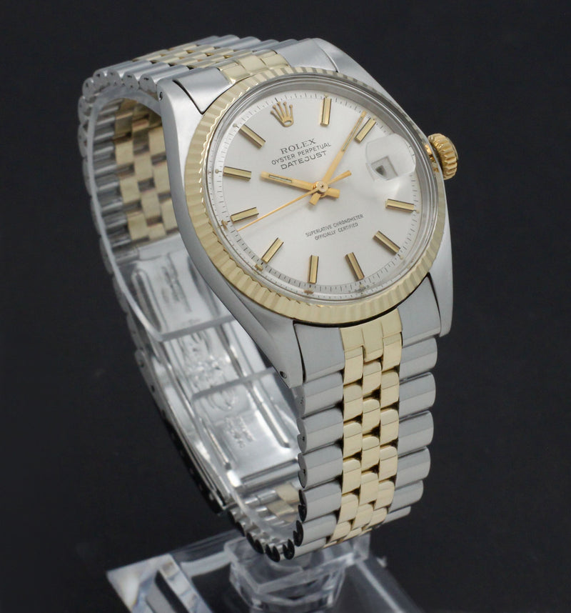 Rolex Datejust 1601 - 1972 - goud/staal - two/tone - Rolex horloge - Rolex kopen - Rolex heren horloge - Trophies Watches