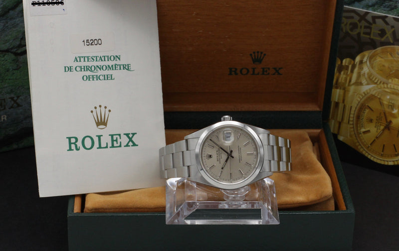 Rolex Oyster Perpetual Date 15200 - 2000 - Rolex horloge - Rolex kopen - Rolex heren horloge - Trophies Watches