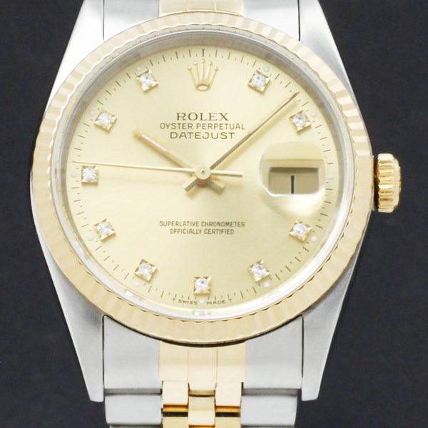 Rolex Datejust 16233G - 1991 - Rolex horloge - Rolex kopen - Rolex heren horloge - Trophies Watches