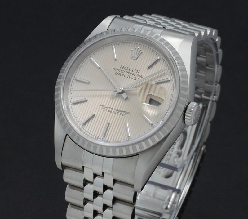 Rolex Datejust 16220 - 2001 - Rolex horloge - Rolex kopen - Rolex heren horloge - Trophies Watches