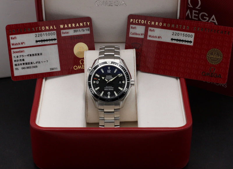 Omega Seamaster Planet Ocean 2201.50.00 - 2011 - Omega horloge - Omega kopen - Omega heren horloge - Trophies Watches