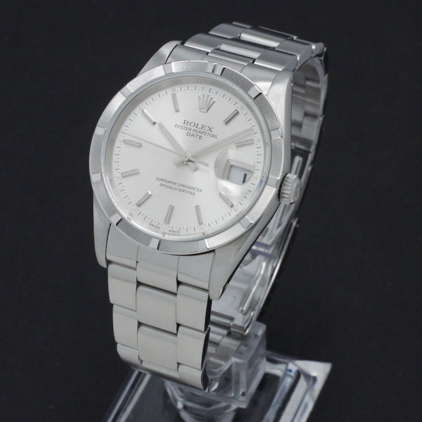 Rolex Oyster Perpetual Date 15210 - 1991 - Rolex horloge - Rolex kopen - Rolex heren horloge - Trophies Watches