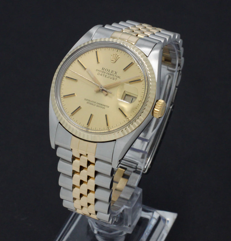 Rolex Datejust 16013 - 1986 - Rolex horloge - Rolex kopen - Rolex heren horloge - Trophies Watches