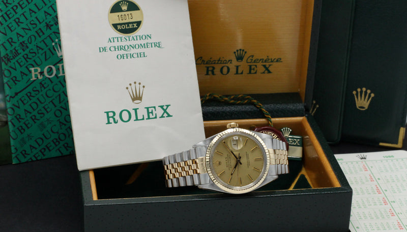 Rolex Datejust 16013 - 1986 - Rolex horloge - Rolex kopen - Rolex heren horloge - Trophies Watches