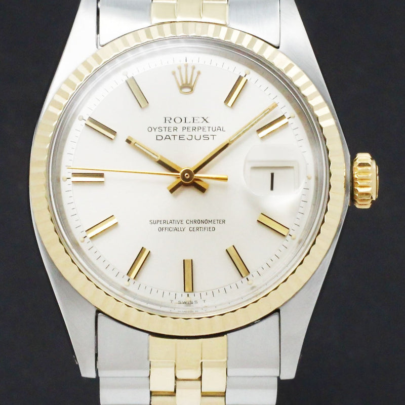 Rolex Datejust 1601 - 1972 - goud/staal - two/tone - Rolex horloge - Rolex kopen - Rolex heren horloge - Trophies Watches