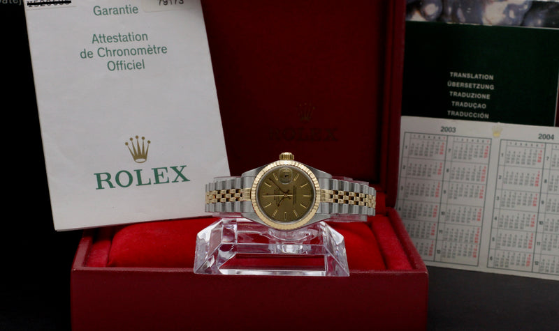 Rolex Lady-Datejust 79173 - 2003 - Rolex horloge - Rolex kopen - Rolex dames horloge - Trophies Watches