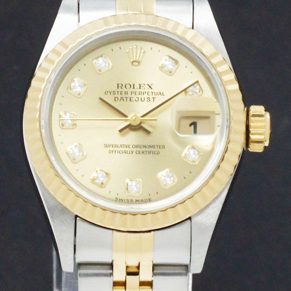 Rolex Lady-Datejust 69173G - 1996 - Rolex horloge - Rolex kopen - Rolex dames horloge - Trophies Watches