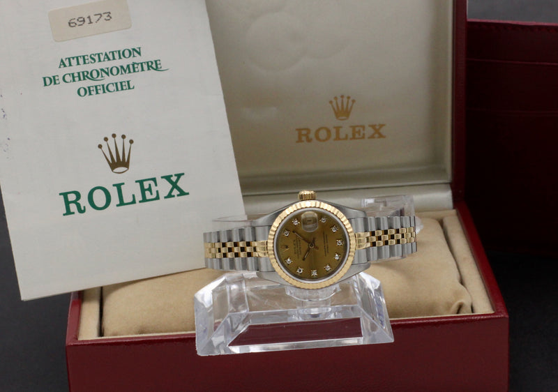 Rolex Lady-Datejust 69173G - 1993 - Rolex horloge - Rolex kopen - Rolex dames horloge - Trophies Watches