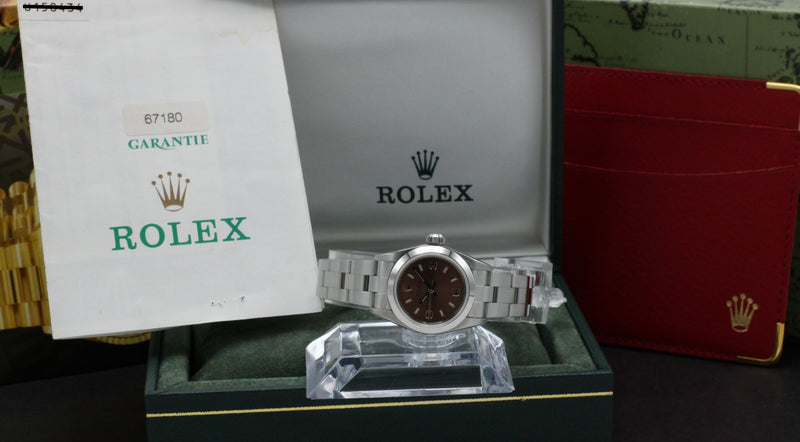 Rolex Oyster Perpetual 67180 - 1997 - Rolex horloge - Rolex kopen - Rolex dames horloge - Trophies Watches