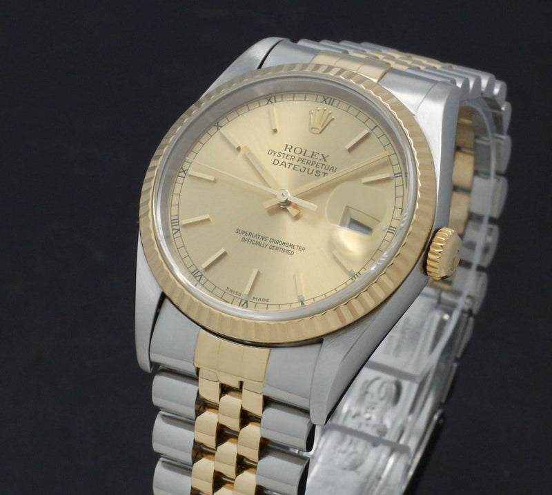 Rolex Datejust 16233 - 2001 - Rolex horloge - Rolex kopen - Rolex heren horloge - Trophies Watches