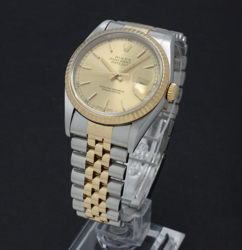 Rolex Datejust 16233 - 2001 - Rolex horloge - Rolex kopen - Rolex heren horloge - Trophies Watches