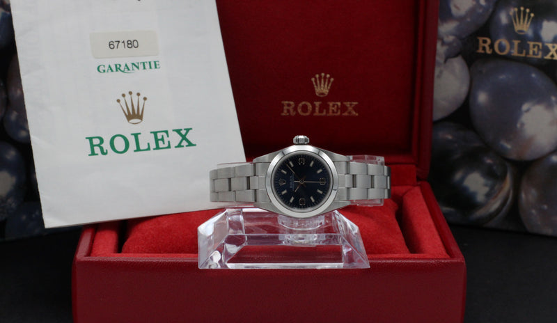 Rolex Oyster Perpetual 67180 - 1998 - Rolex horloge - Rolex kopen - Rolex dames horloge - Trophies Watches