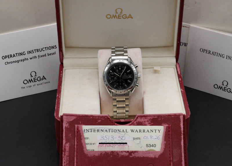 Omega Speedmaster 3513.50.00 - 1998 - Omega horloge - Omega kopen - Omega heren horloge - Trophies Watches