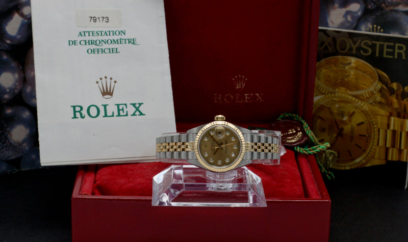 Rolex Lady-Datejust 79173G - 1999 - Rolex horloge - Rolex kopen - Rolex dames horloge - Trophies Watches