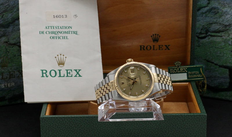 Rolex Datejust 16013G - 1988 - Rolex horloge - Rolex kopen - Rolex heren horloge - Trophies Watches