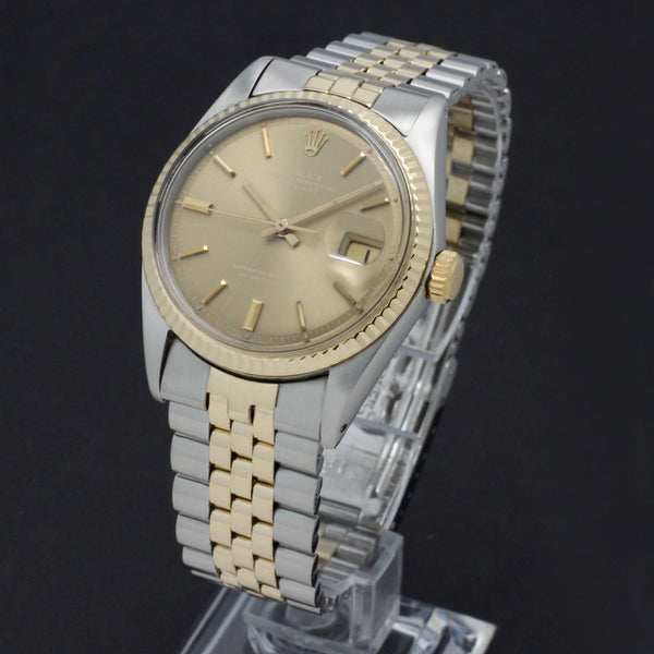 Rolex Datejust 1601 - 1970 - goud/staal - two/tone - Rolex horloge - Rolex kopen - Rolex heren horloge - Trophies Watches