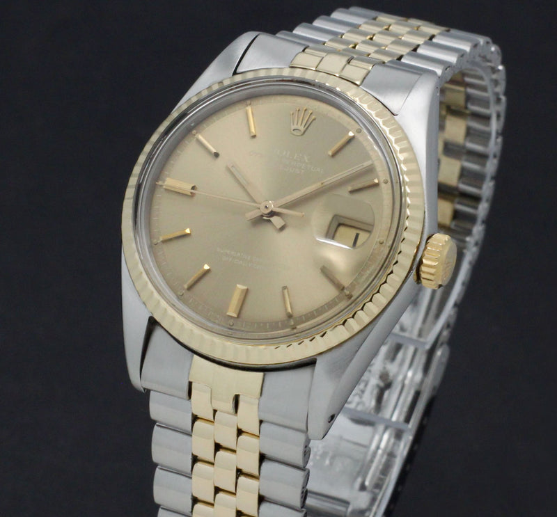 Rolex Datejust 1601 - 1970 - goud/staal - two/tone - Rolex horloge - Rolex kopen - Rolex heren horloge - Trophies Watches