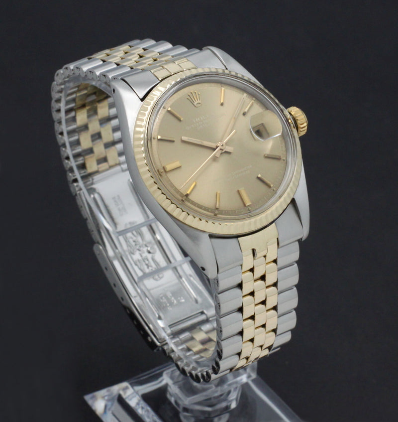 Rolex Datejust 1601 - 1970 - goud/staal - two/tone - Rolex horloge - Rolex kopen - Rolex heren horloge - Trophies Watches