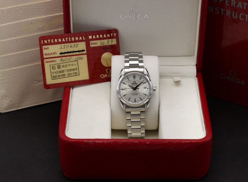 Omega Seamaster Aqua Terra Co-axial 2504.30.00 - 2004 - Omega horloge - Omega kopen - Omega heren horloge - Trophies Watches