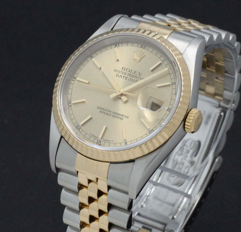 Rolex Datejust 16233 - 1991 - Rolex horloge - Rolex kopen - Rolex heren horloge - Trophies Watches